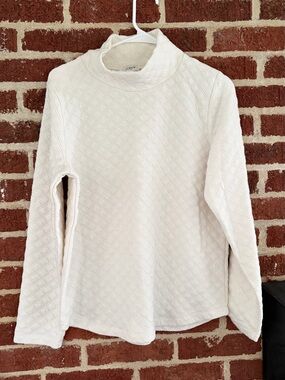 J Crew white pullover